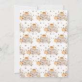 Fall New Chapter Will Soon Begin Baby Shower Einladung (Rückseite)