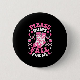 Fall nicht auf lustige Socken Witze sarkastischer Button