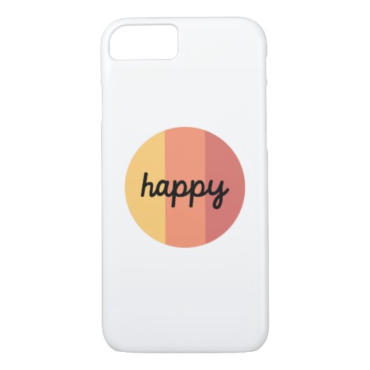 Fall niedlich Happy iPhone 8/7 Case-Mate iPhone Hülle (Rückseite)