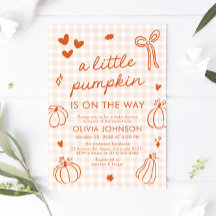 Fall Niedliche Hand gezogen ein wenig Pumpkin Baby