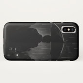 Fall Night City Skyline Case-Mate iPhone Hülle (Rückseite (Horizontal))