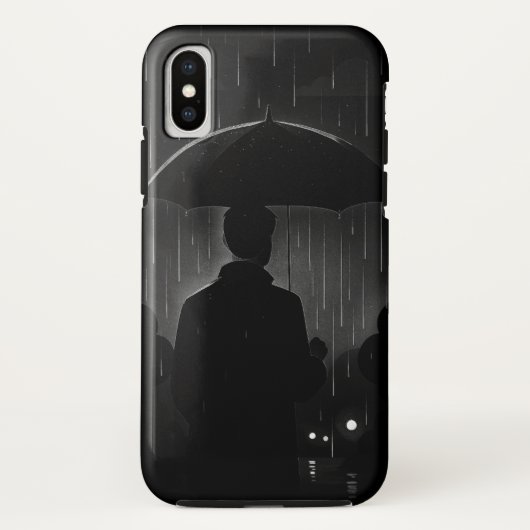 Fall Night City Skyline Case-Mate iPhone Hülle (Rückseite)