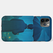 Fall Night City Skyline Case-Mate iPhone Hülle (Rückseite (Horizontal))