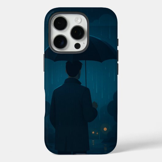 Fall Night City Skyline Case-Mate iPhone Hülle (Rückseite)