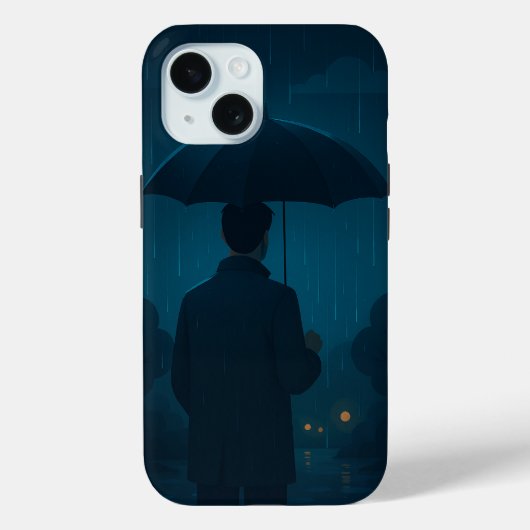Fall Night City Skyline Case-Mate iPhone Hülle (Rückseite)