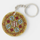 Fall Nouveau Acrylic Schlüsselanhänger (Rückseite)