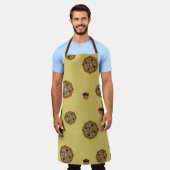 Fall Nouveau All-over Print-Schürze Schürze (Getragen)