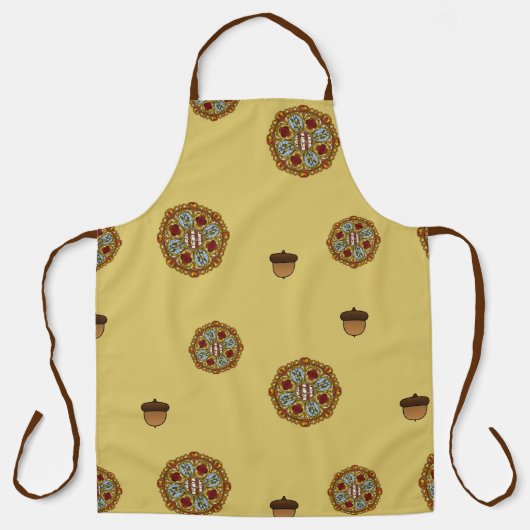 Fall Nouveau All-over Print-Schürze Schürze (Vorderseite)