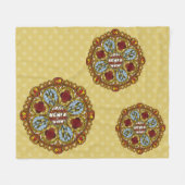 Fall Nouveau Fleece Blanket (Vorderseite (Horizontal))