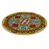 Fall Nouveau Glass Cutting Board Schneidebrett (Ecke)