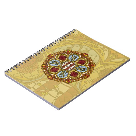 Fall Nouveau-Notebook Notizblock (Linke Seite)