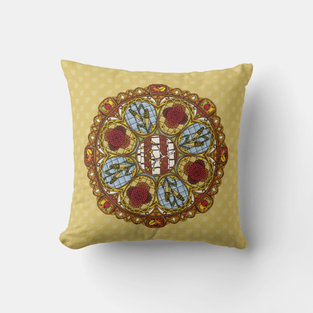 Fall Nouveau Pillow Kissen (Vorderseite)