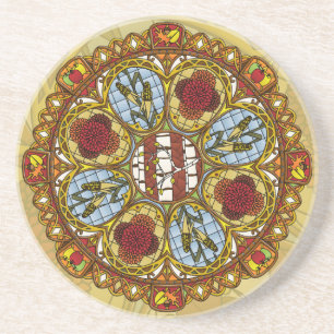 Fall Nouveau Sandstone Untersetzer