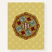 Fall Nouveau Spiral Notebook Notizblock (Vorderseite)