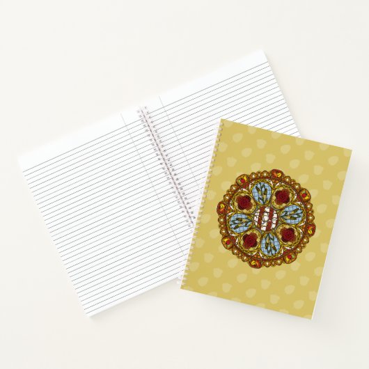 Fall Nouveau Spiral Notebook Notizblock (Innenseite)