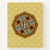 Fall Nouveau Spiral Notebook Notizblock (Rückseite)