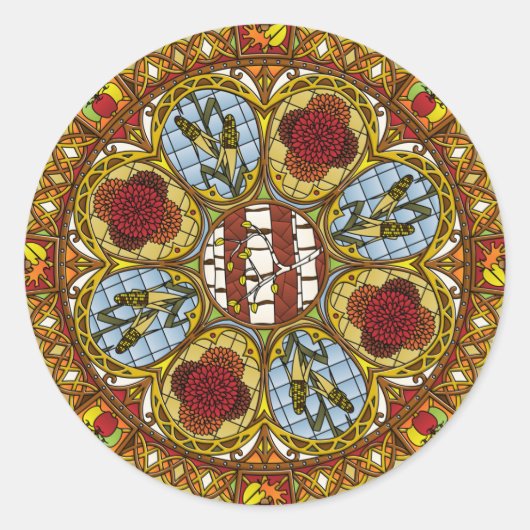 Fall Nouveau Sticker (Vorderseite)