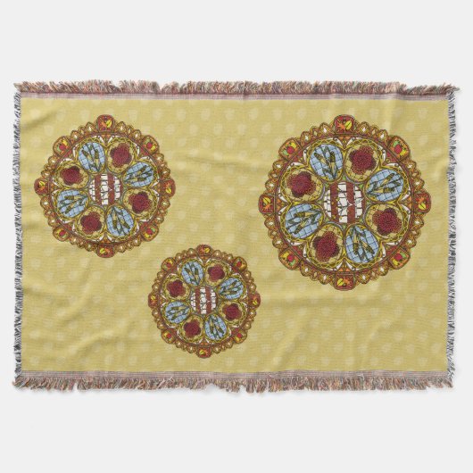 Fall Nouveau Throw Blanket Decke (Vorderseite)