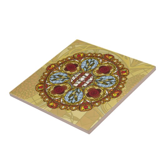 Fall Nouveau Tile Fliese (Seite)