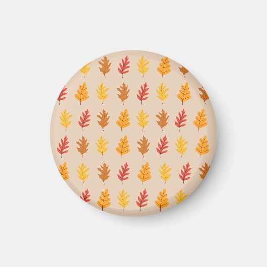 Fall Oak-Blätter Magnet (Vorne)