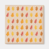 Fall Oak-Blätter Magnet (Vorne)