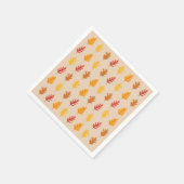 Fall Oak-Blätter Serviette (Ecke)