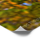 Fall Oak Leaf HDR. Poster (Ecke)