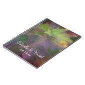 Fall Oak Leaf Hydrangea Wedding Notizblock (Linke Seite)