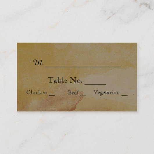 Fall Oak Tree Lantern Hochzeiten Platzkarten (Vorderseite)