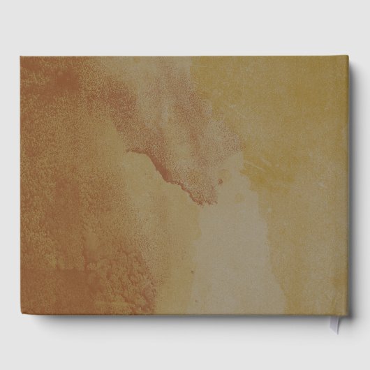 Fall Oak Tree String Lights Wedding Guest Book Gästebuch (Rückseite)