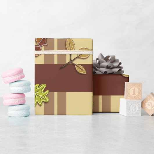Fall oder Erntedank Geschenkpapier (Babyparty)