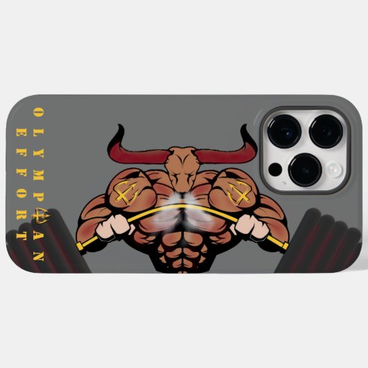 Fall "Olympian Effort" Case-Mate iPhone Hülle (Rückseite (Horizontal))