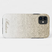 Fall Ombre Gold Glitzer iPhone 5/5s Case-Mate iPhone Hülle (Rückseite (Horizontal))