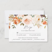 Fall Orange Floral UAWG Replik Card Einladung (Vorderseite)