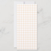 Fall Orange Hand Drawn A Little Cutie Pie Menu (Rückseite)