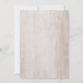 Fall Orange Lila Rose Carnation Bouquet Wedding Einladung (Rückseite)