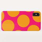 Fall Orange Polka Dot Case-Mate Case-Mate iPhone Hülle (Rückseite (Horizontal))