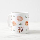 Fall Orange Pumpkin Tasse, 11 oz Kaffee Tasse (Vorderseite Links)