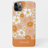 Fall Orange und White Floral Case-Mate iPhone Hülle (Rückseite)