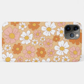 Fall Orange und White Floral Case-Mate iPhone Hülle (Rückseite (Horizontal))