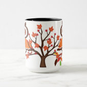 Fall Owl Coffee Tasse (Zentrum)