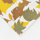 Fall Owls & Pumpkin Harvest Fleece Blanket (Ecke)
