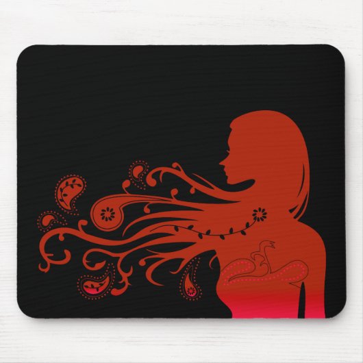 Fall Paisley Mousepad (Vorne)