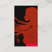 Fall Paisley Visitenkarte (Rückseite)