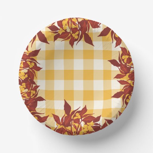 Fall Paper Bowls Pappteller (Vorderseite)