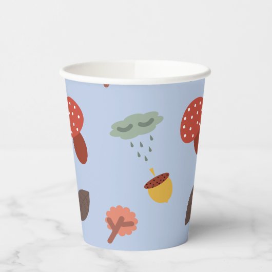 Fall Pappbecher (Links)