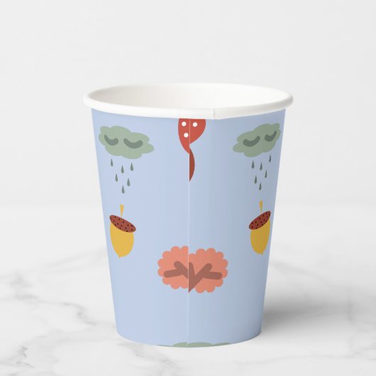 Fall Pappbecher (Rechts)