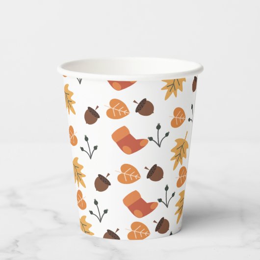 Fall Pappbecher (Rückseite)