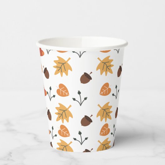 Fall Pappbecher (Links)