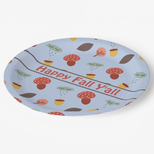 Fall Pappteller (Schrägansicht)